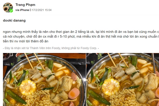 đánh giá dookki da nang